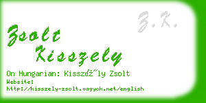 zsolt kisszely business card